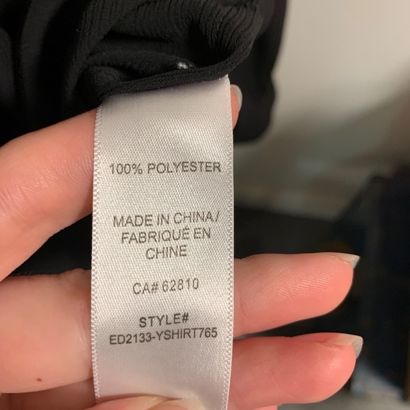 Black Button Up - Picture 4 of 5